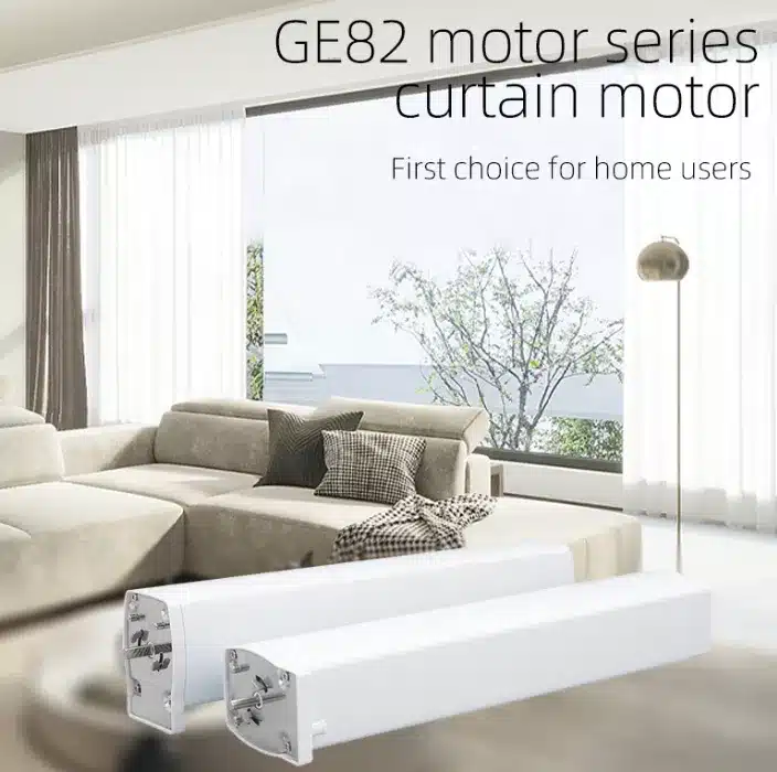High performance electric curtain motor for smart home and commercial automation